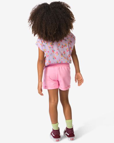 Kinder-Sweatshorts bequeme Passform rosa rosa - 30846306PINK - HEMA