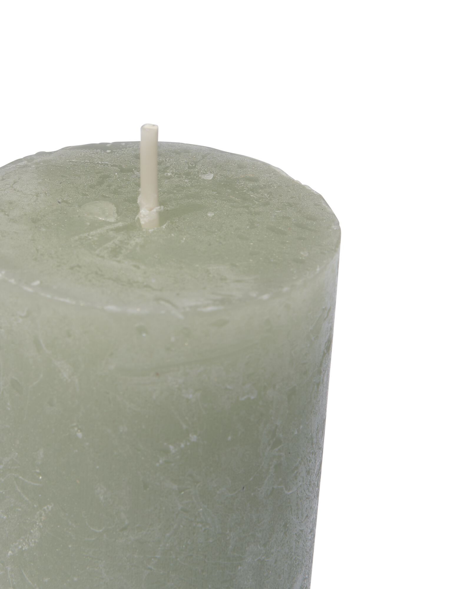 rustikale Kerze, &Oslash; 5 x 11 cm, hellgr&uuml;n hellgr&uuml;n 5 x 11 - 13503396 - HEMA