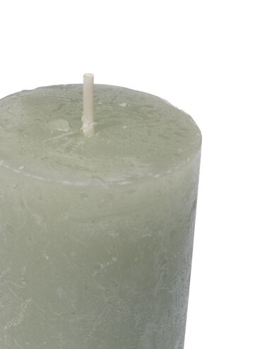 rustikale Kerze, &Oslash; 5 x 11 cm, hellgr&uuml;n hellgr&uuml;n 5 x 11 - 13503396 - HEMA