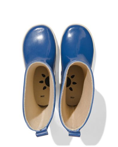 bottes de pluie enfant caoutchouc bleu 30/31 - 18430083 - HEMA