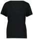 Damen-T-Shirt schwarz M - 36304827 - HEMA