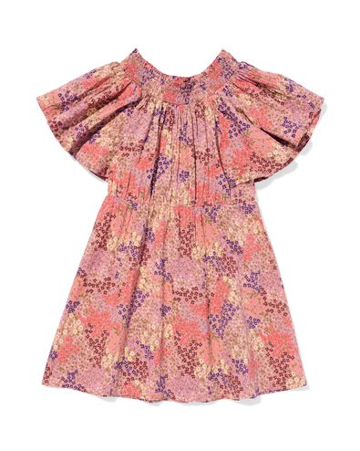 kinderjurk bloemen lichtroze lichtroze - 30844219LIGHTPINK - HEMA