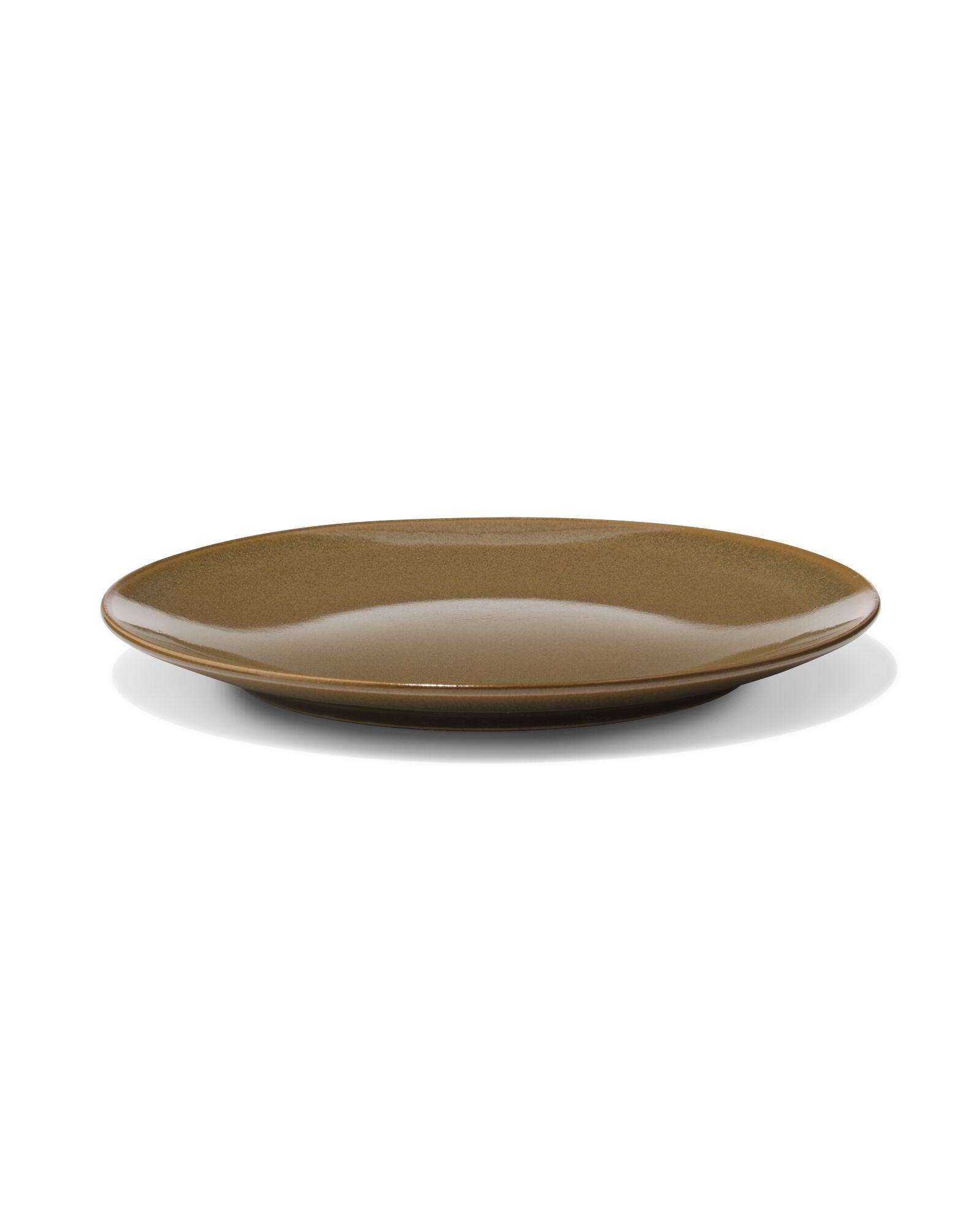 Fr&uuml;hst&uuml;cksteller &Oslash; 20,5 cm, Monaco, Steingut, dunkelbraun - 9650210 - HEMA