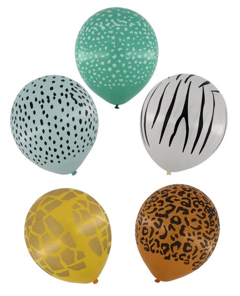 10er-Pack Luftballons, Safari, Ø 23 cm - 14200602 - HEMA