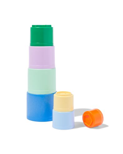 tour d'empilage en bioplastique 7 pi&egrave;ces - 15100710 - HEMA