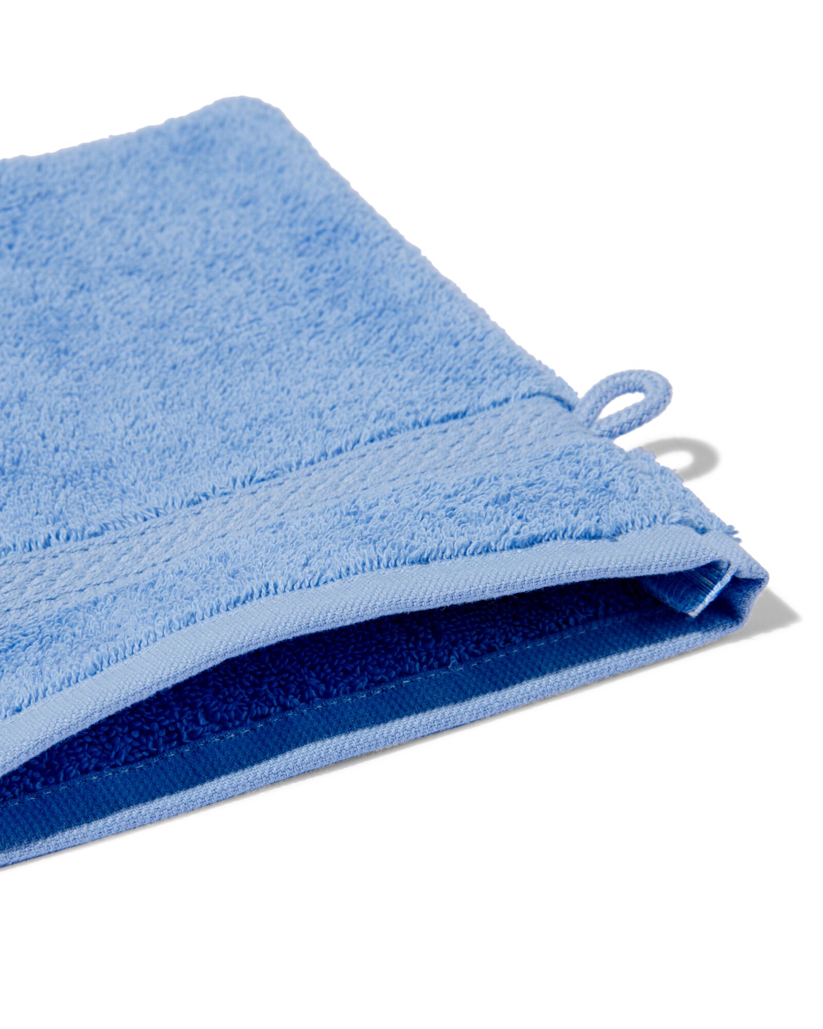 washand zware kwaliteit felblauw - 5250382 - HEMA