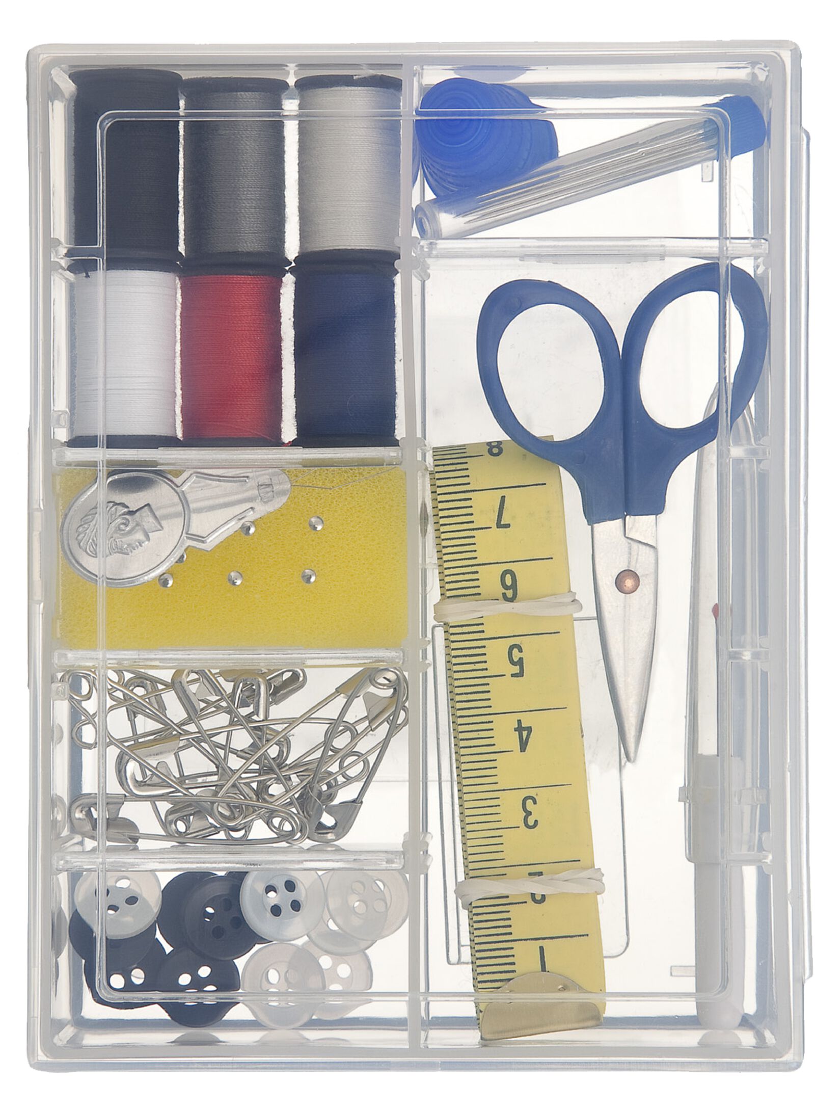 set de couture dans une bo&icirc;te 13x10x3 - 1461129 - HEMA