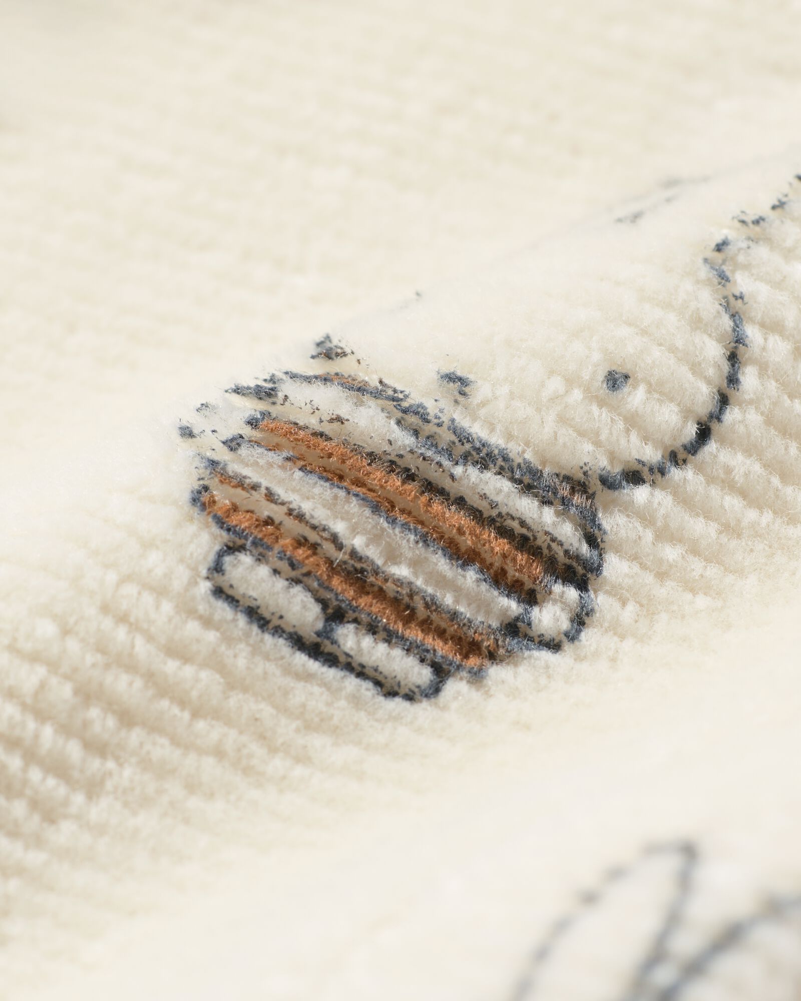 combinaison miffy en velours côtelé pour nouveau-né écru écru - 33402920ECRU - HEMA