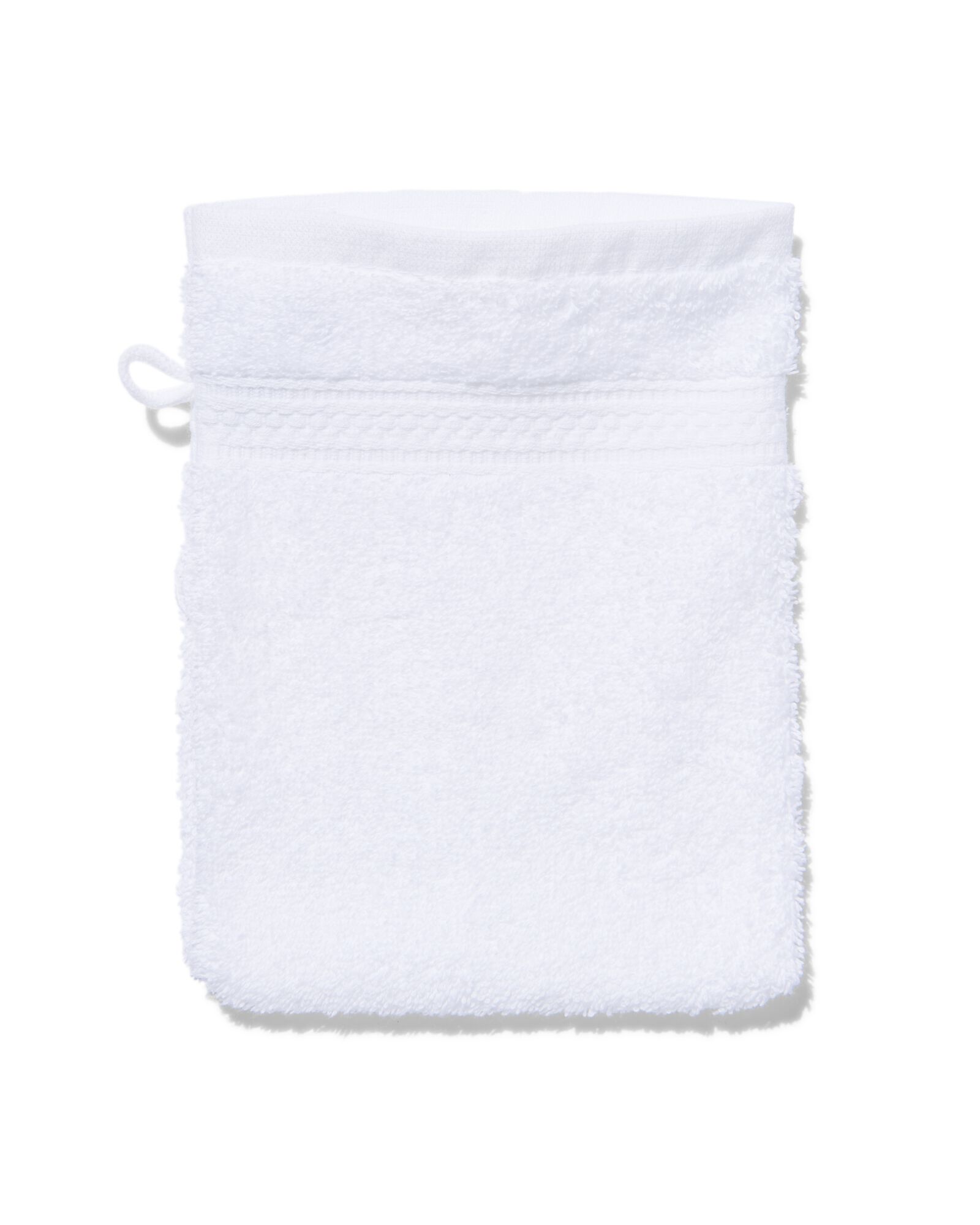 gant de toilette - qualit&eacute; &eacute;paisse - blanc uni - 5232600 - HEMA