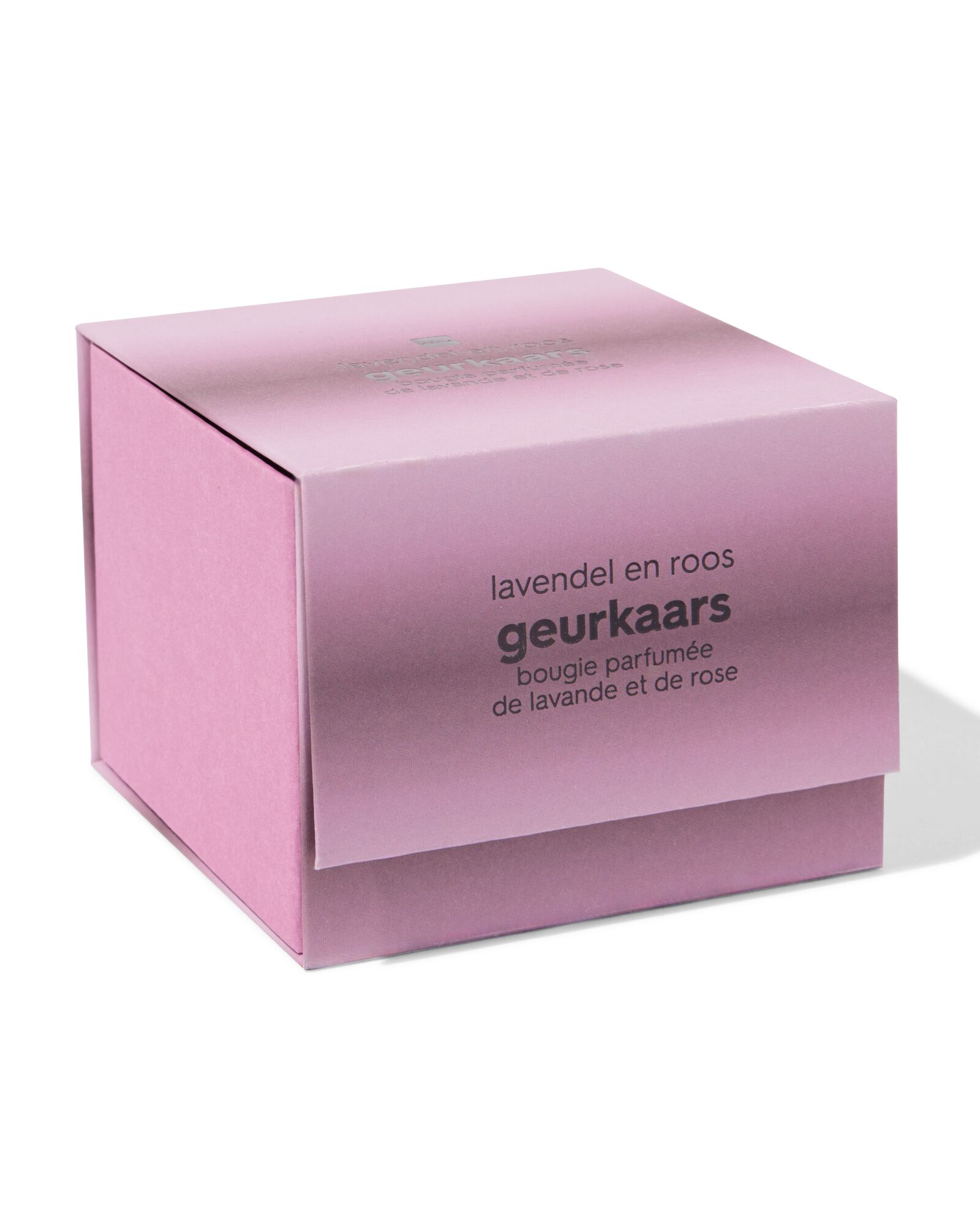 bougie parfum&eacute;e ⌀8x6,4cm lavande-rose - 13504093 - HEMA