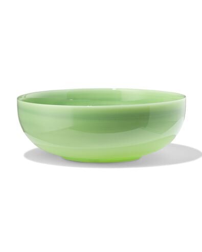 saladier &Oslash;23cm verre effet marbr&eacute; vert - 9650391 - HEMA