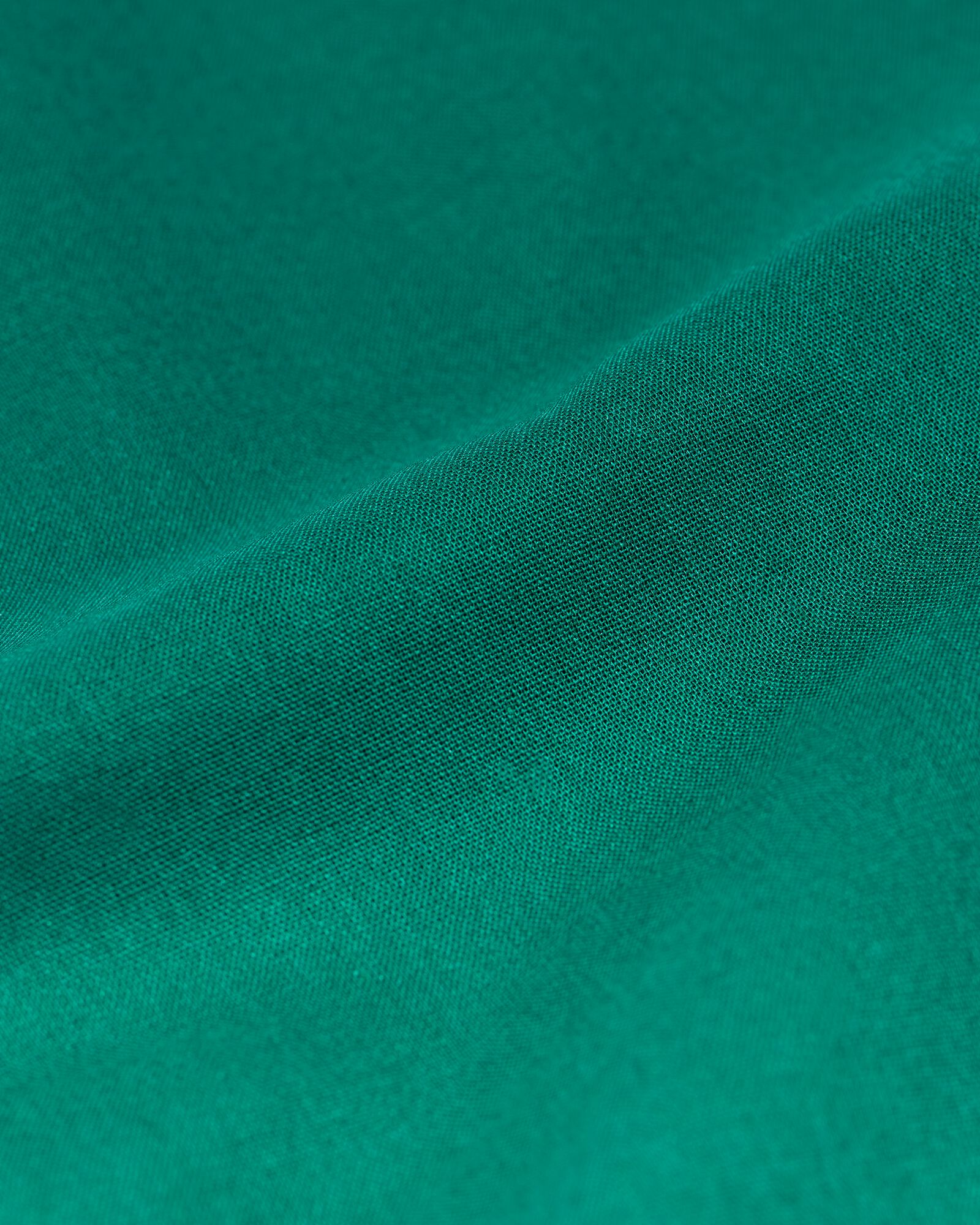 housse de couette 140x200/220 coton doux vert fonc&eacute; - 5750182 - HEMA