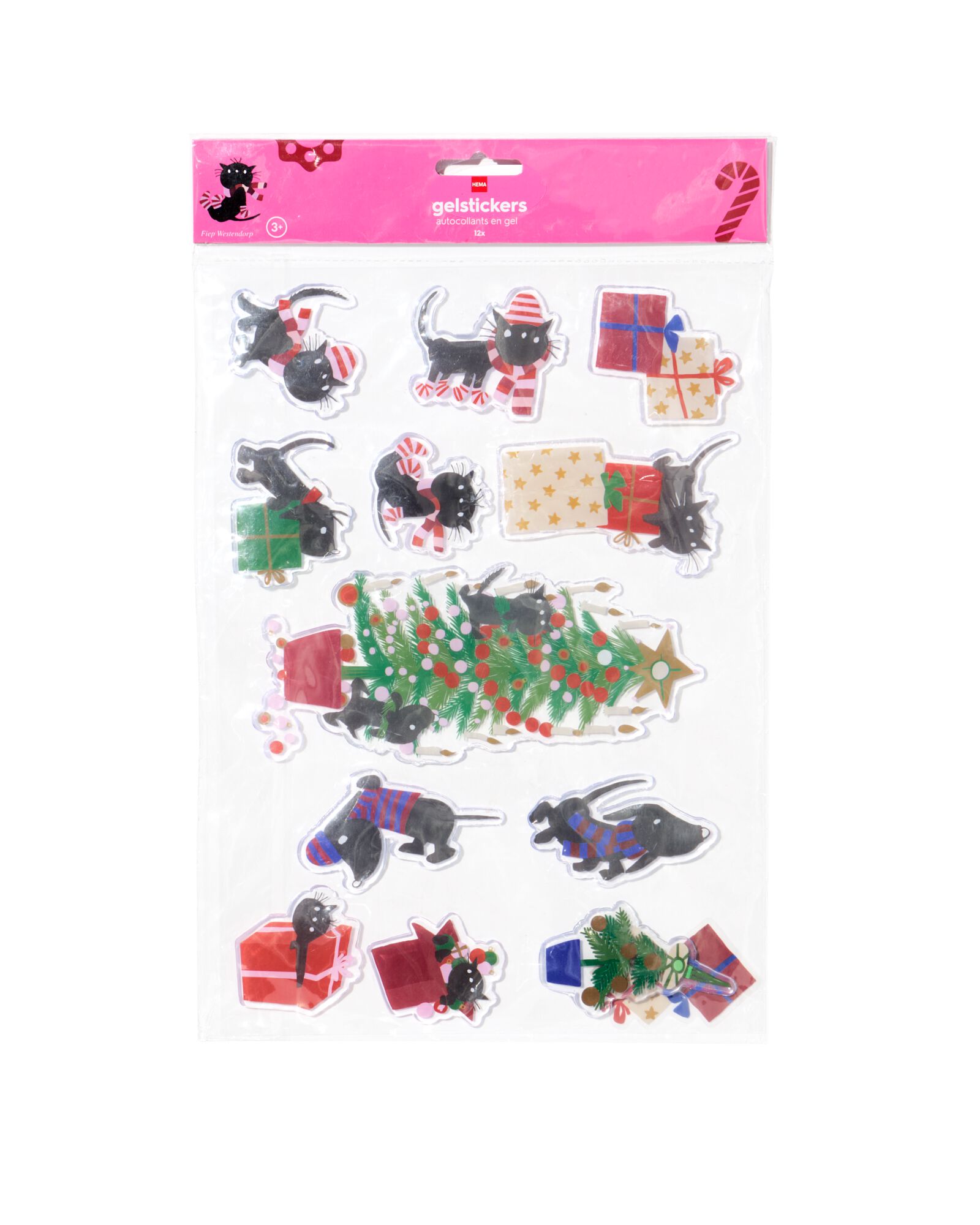 autocollants en gel Takkie et Siepie - 25300093 - HEMA