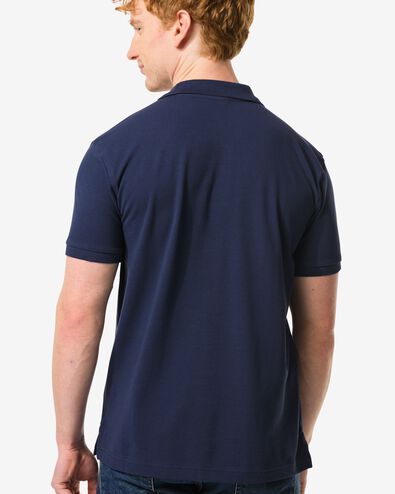polo homme bleu foncé bleu foncé - 2140340DARKBLUE - HEMA