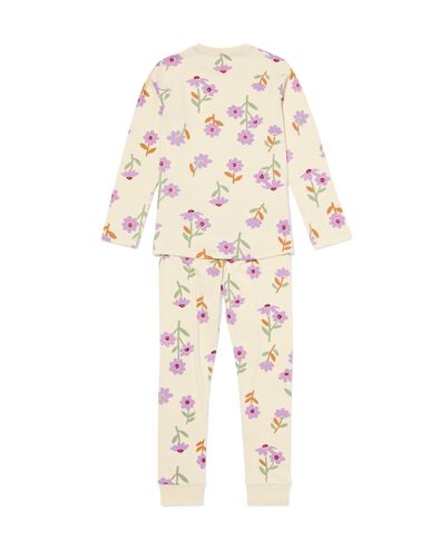 pyjama enfant c&ocirc;tel&eacute; &agrave; fleurs blanc cass&eacute; - 23001540OFFWHITE - HEMA