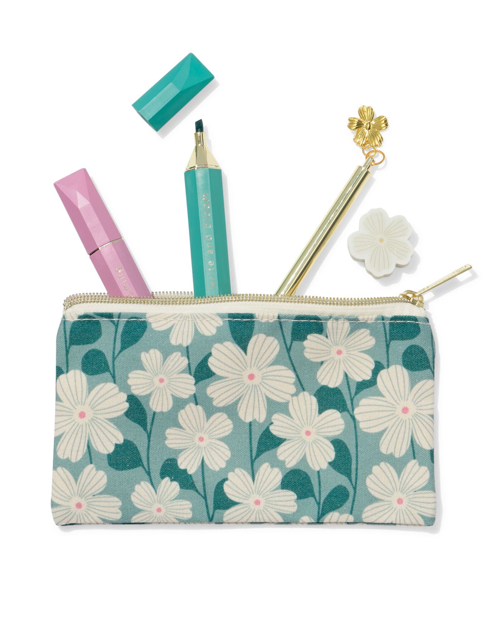 trousse 18,5x1x10,5cm toile - 14400461 - HEMA
