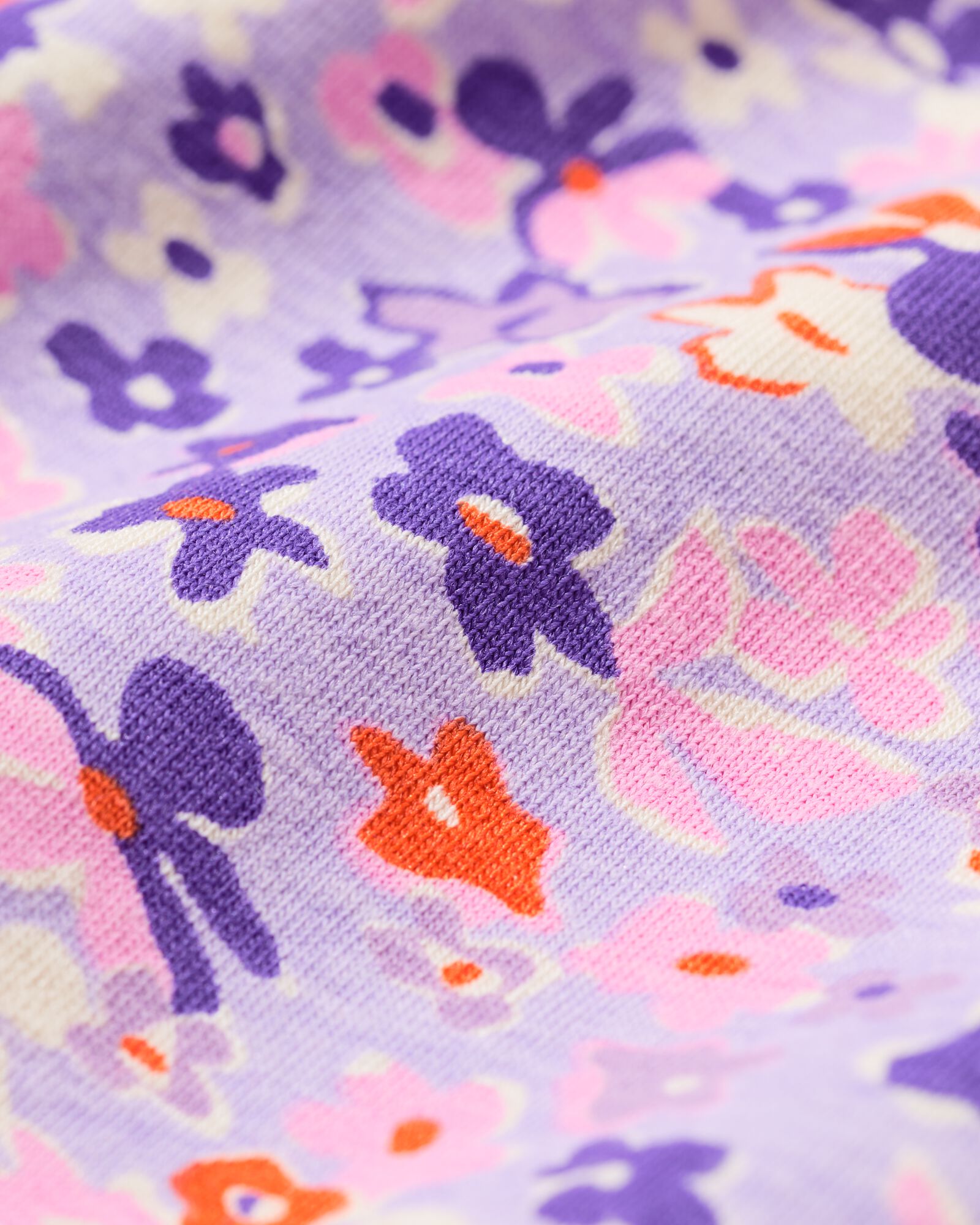 Kinderpyjama Blumen lila lila - 23000640LILAC - HEMA