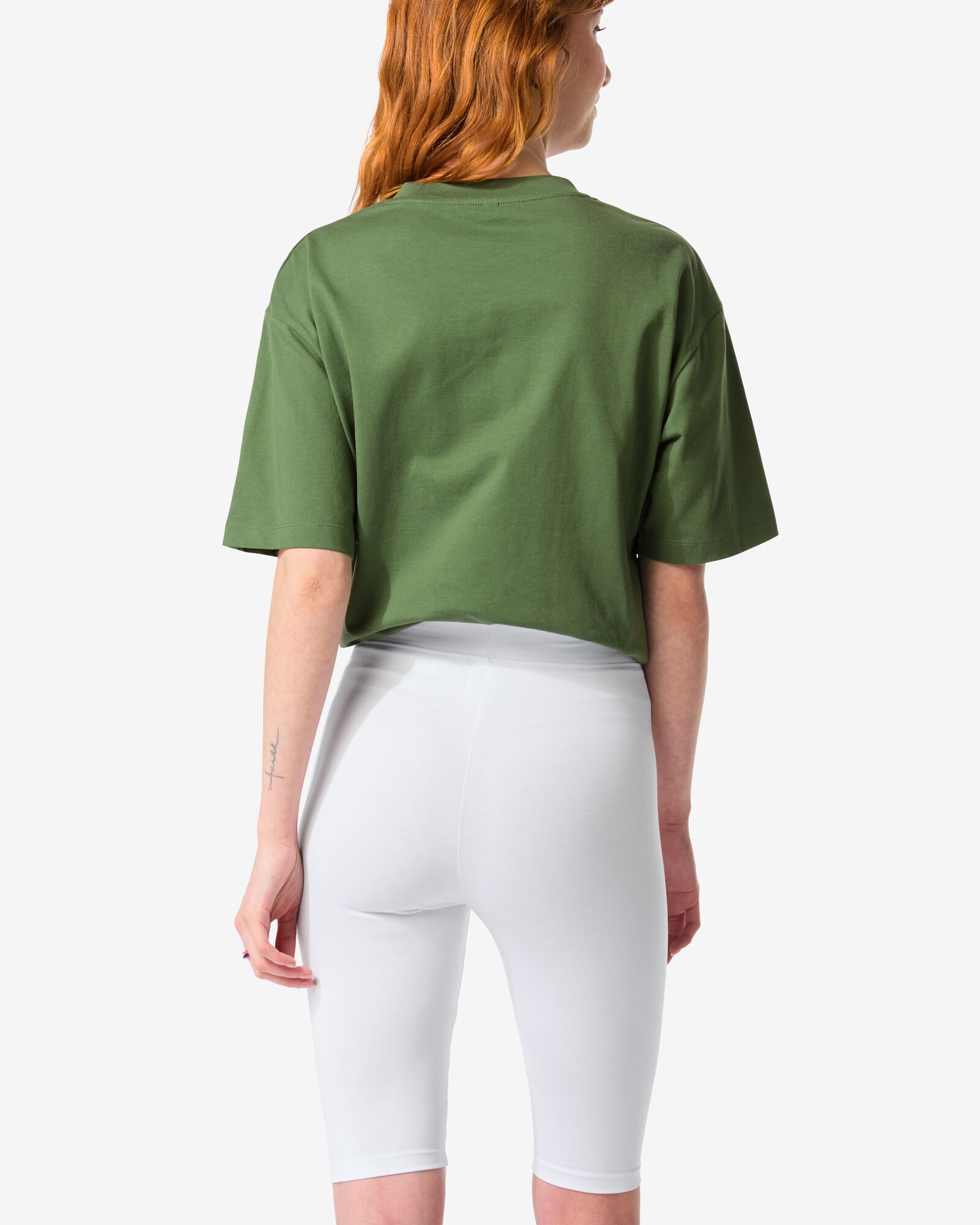 Biker-Leggings f&uuml;r Damen Nini wei&szlig; - 36268985WHITE - HEMA