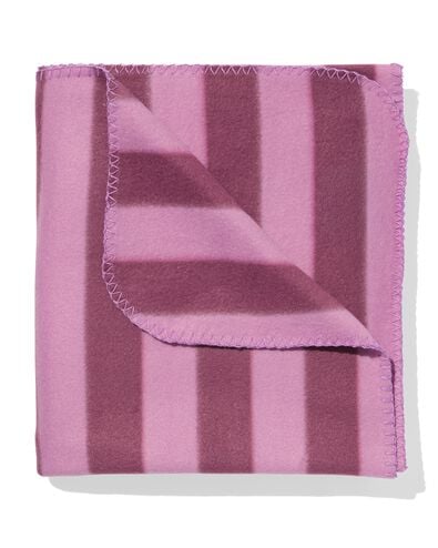 Plaid 130 &times; 150 cm, Fleece, gestreift - 7300000 - HEMA