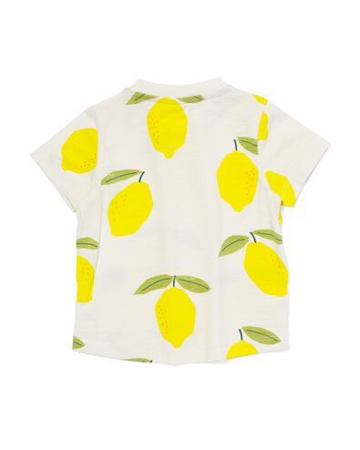 t-shirt bébé citrons blanc cassé blanc cassé - 33103450OFFWHITE - HEMA