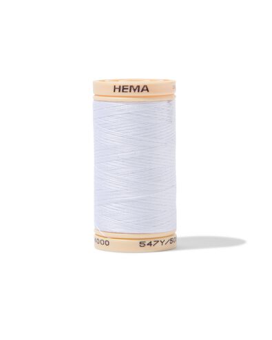 fil &agrave; coudre coton 500m blanc - 1461500 - HEMA