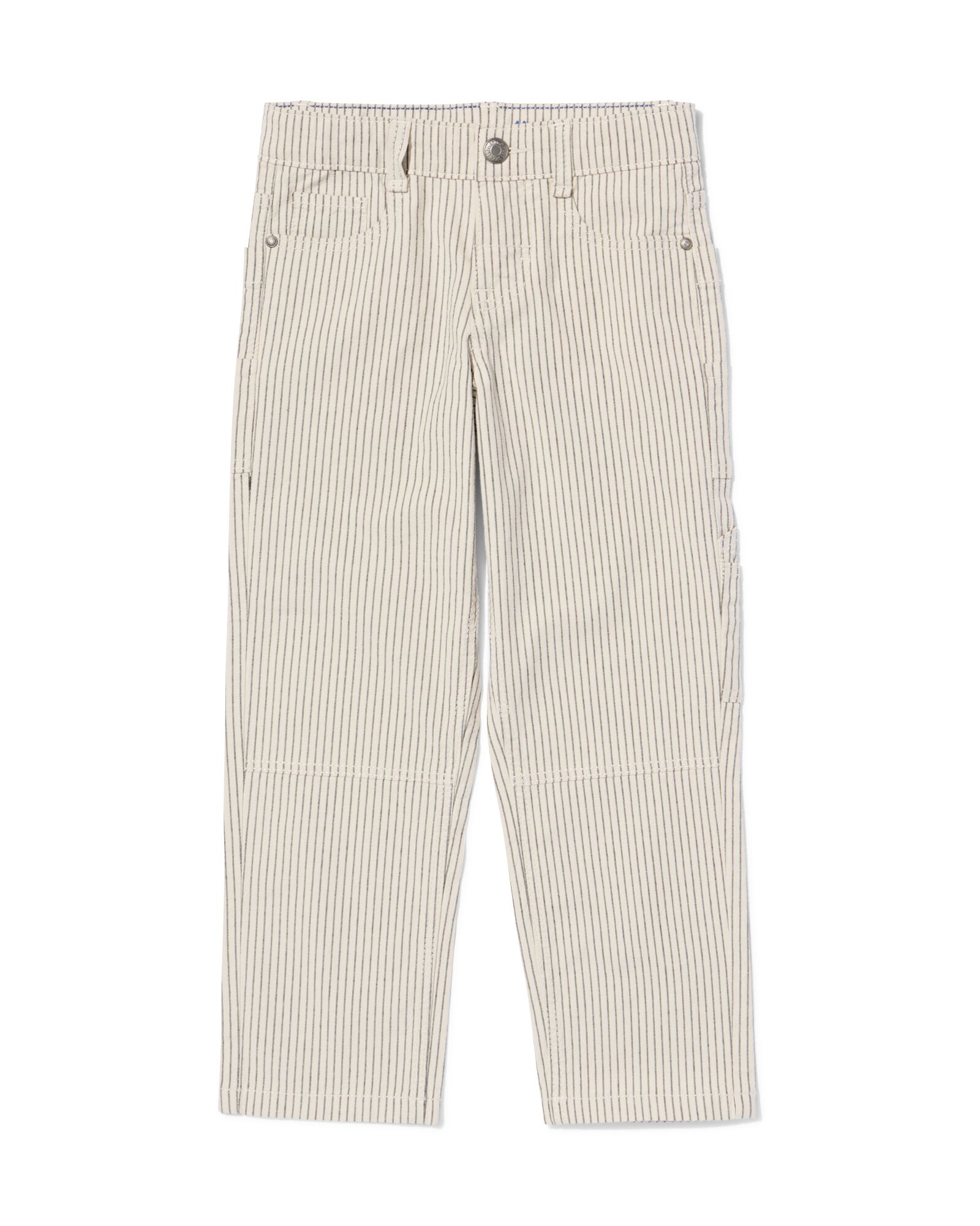 pantalon enfant ray&eacute; blanc - 30785506WHITE - HEMA