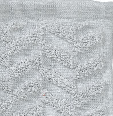 serviettes de bain - qualité épaisse - zigzag gris clair - 1000015146 - HEMA