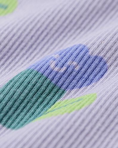 ensemble b&eacute;b&eacute; sweat fleurs violet - 33088660PURPLE - HEMA