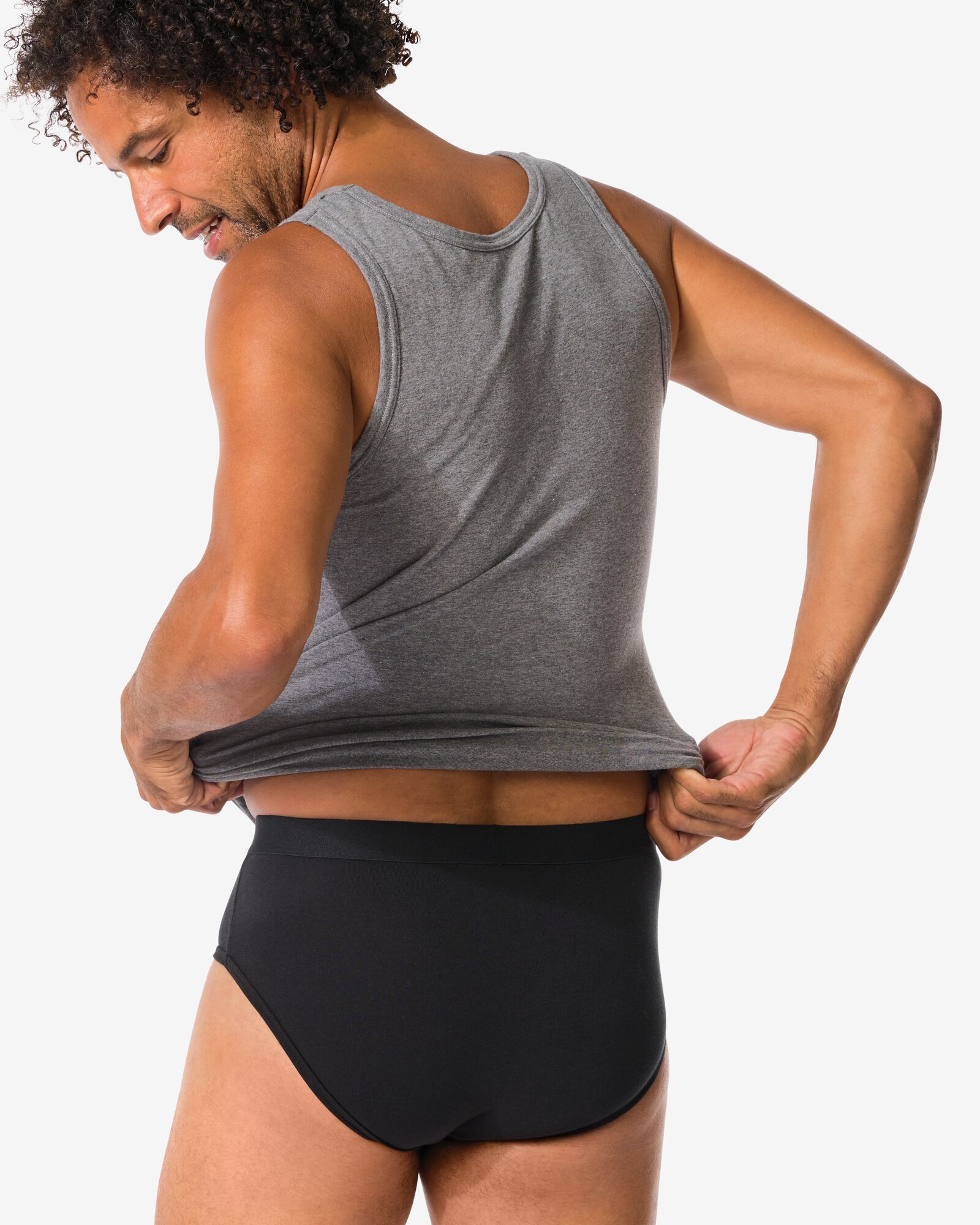 herenslips - 3 stuks zwart zwart - 1000010251 - HEMA