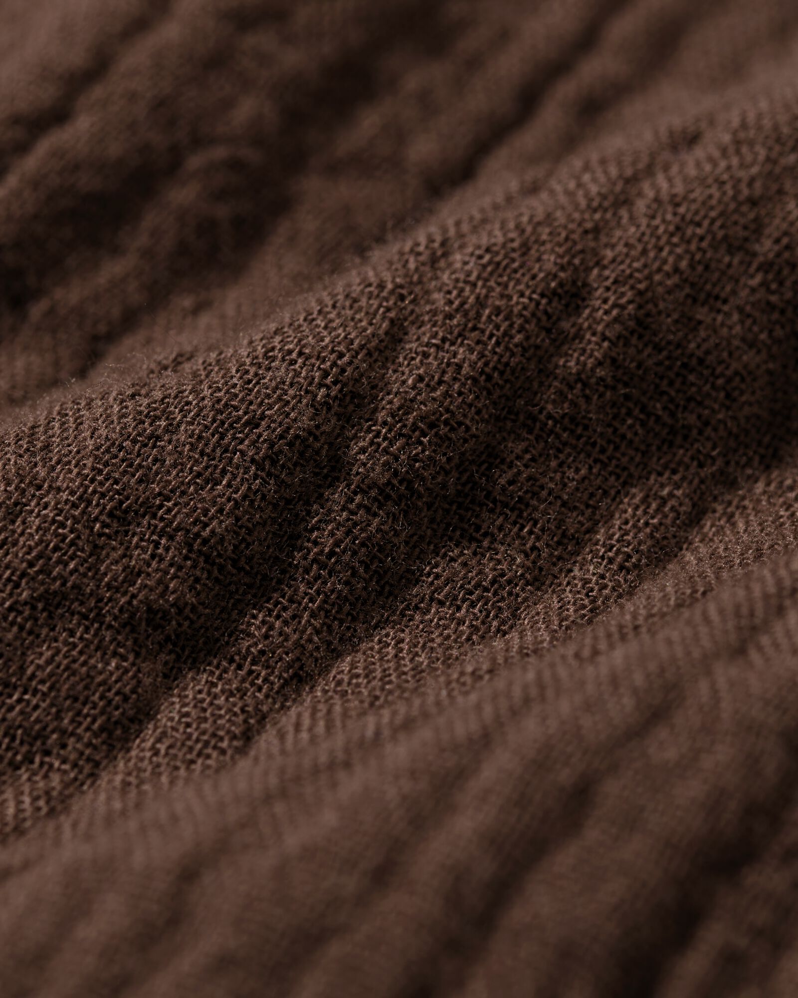 damesshort Kai relaxed fit mousseline donkerbruin donkerbruin - 36304190DARKBROWN - HEMA