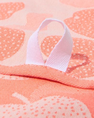 Geschirrtuch 65&nbsp;x&nbsp;65&nbsp;cm Baumwolle Apfel, Korallenrot - 5440006 - HEMA