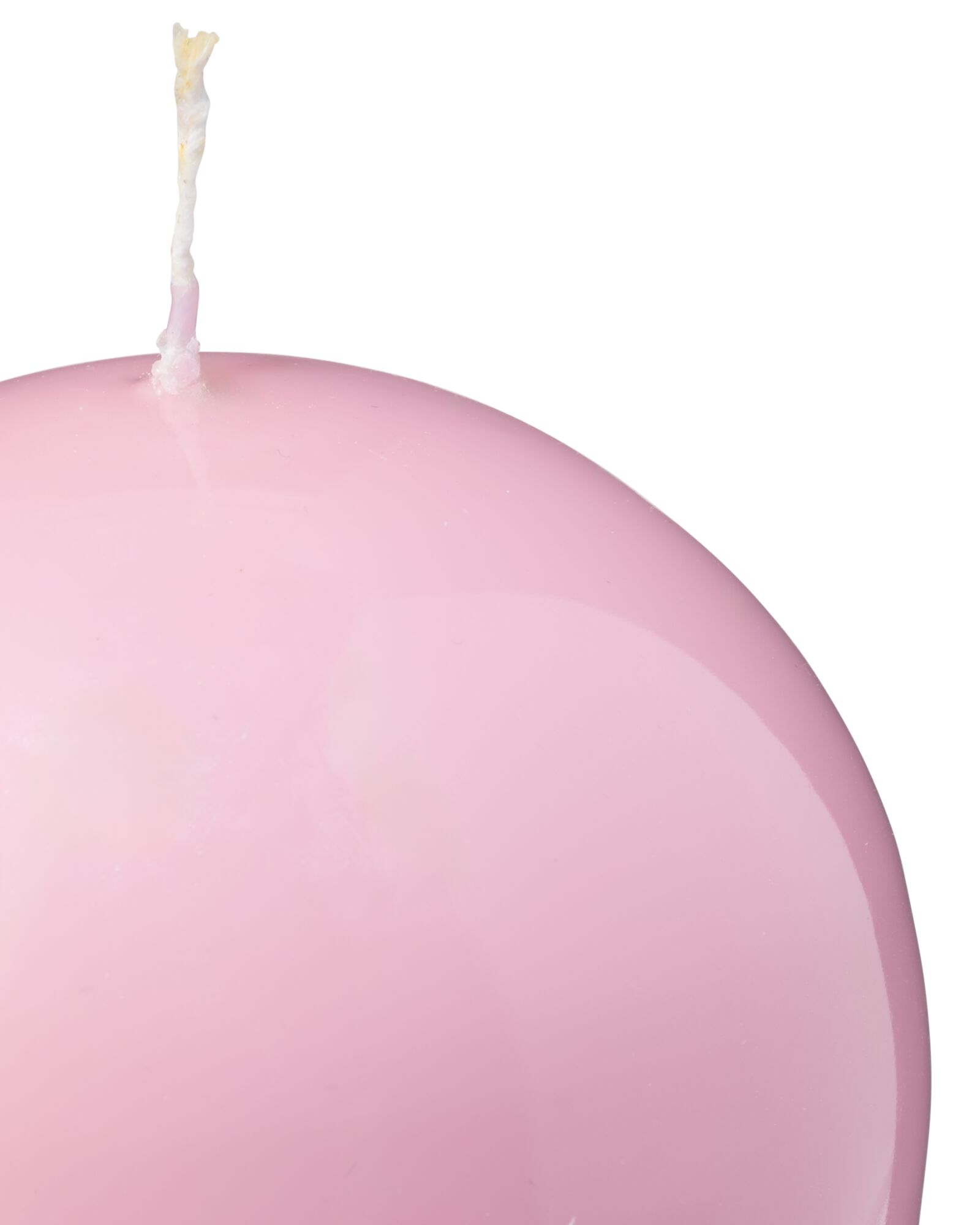 bougie boule ⌀10x10cm vieux rose - 13506135 - HEMA