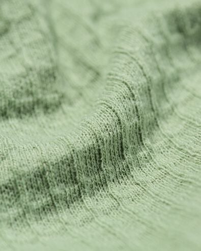 peignoir femme en coton gaufr&eacute; vert vert - 23400355GREEN - HEMA