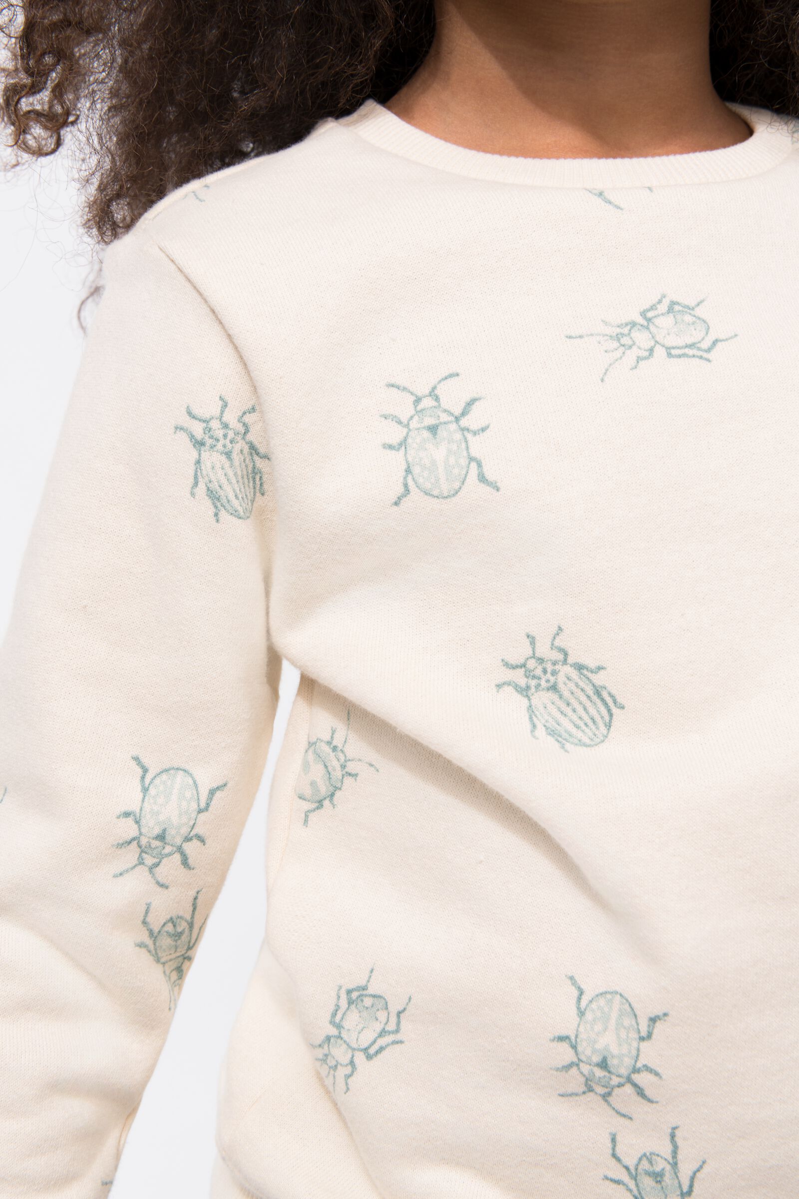 Kinder-Sweatshirt, Insekten eierschalenfarben - 1000029036 - HEMA