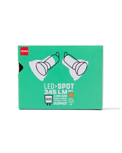 LED-Spot, GU10, 2,5 W, 345 lm &ndash; 2 St&uuml;ck - 20000067 - HEMA