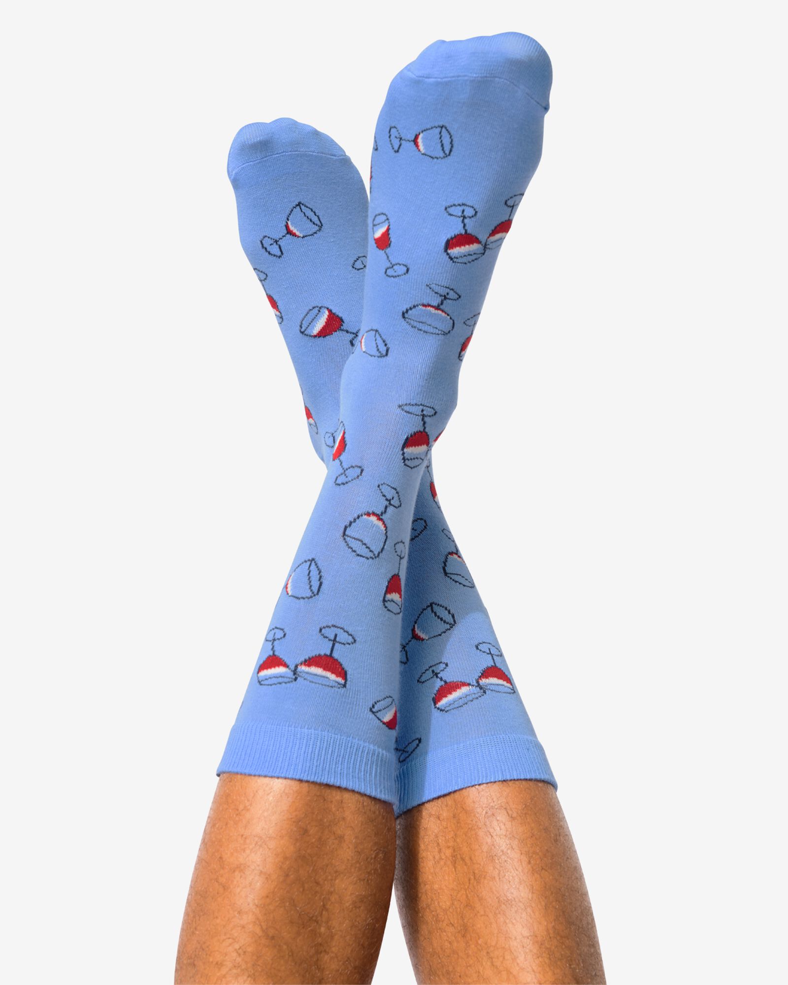 Socken f&uuml;r Erwachsene &bdquo;Toast To The Host&ldquo; blau blau - 4124155BLUE - HEMA