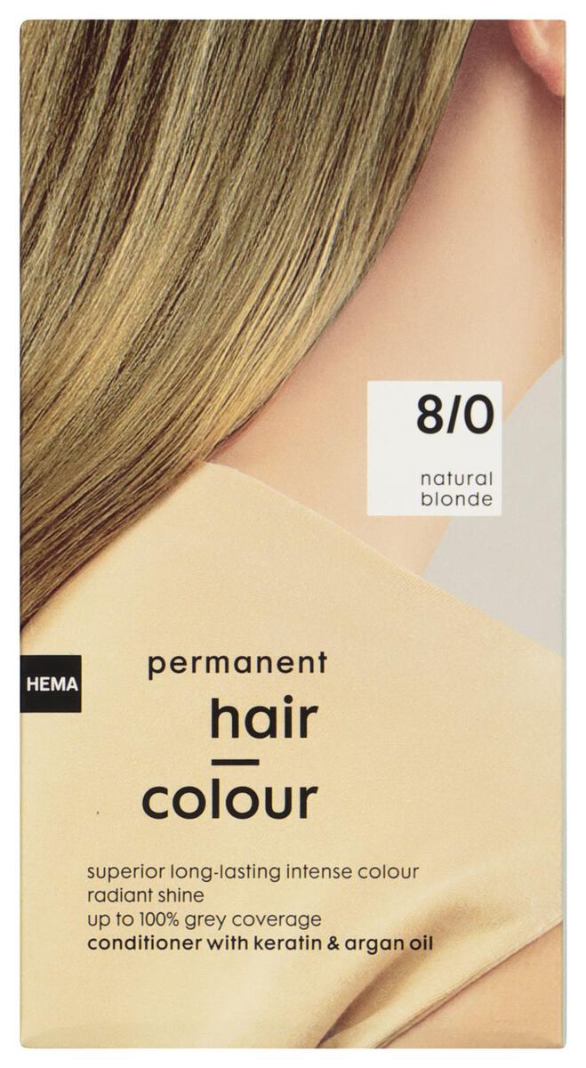 coloration cheveux blond naturel 8/0 - 11050034 - HEMA