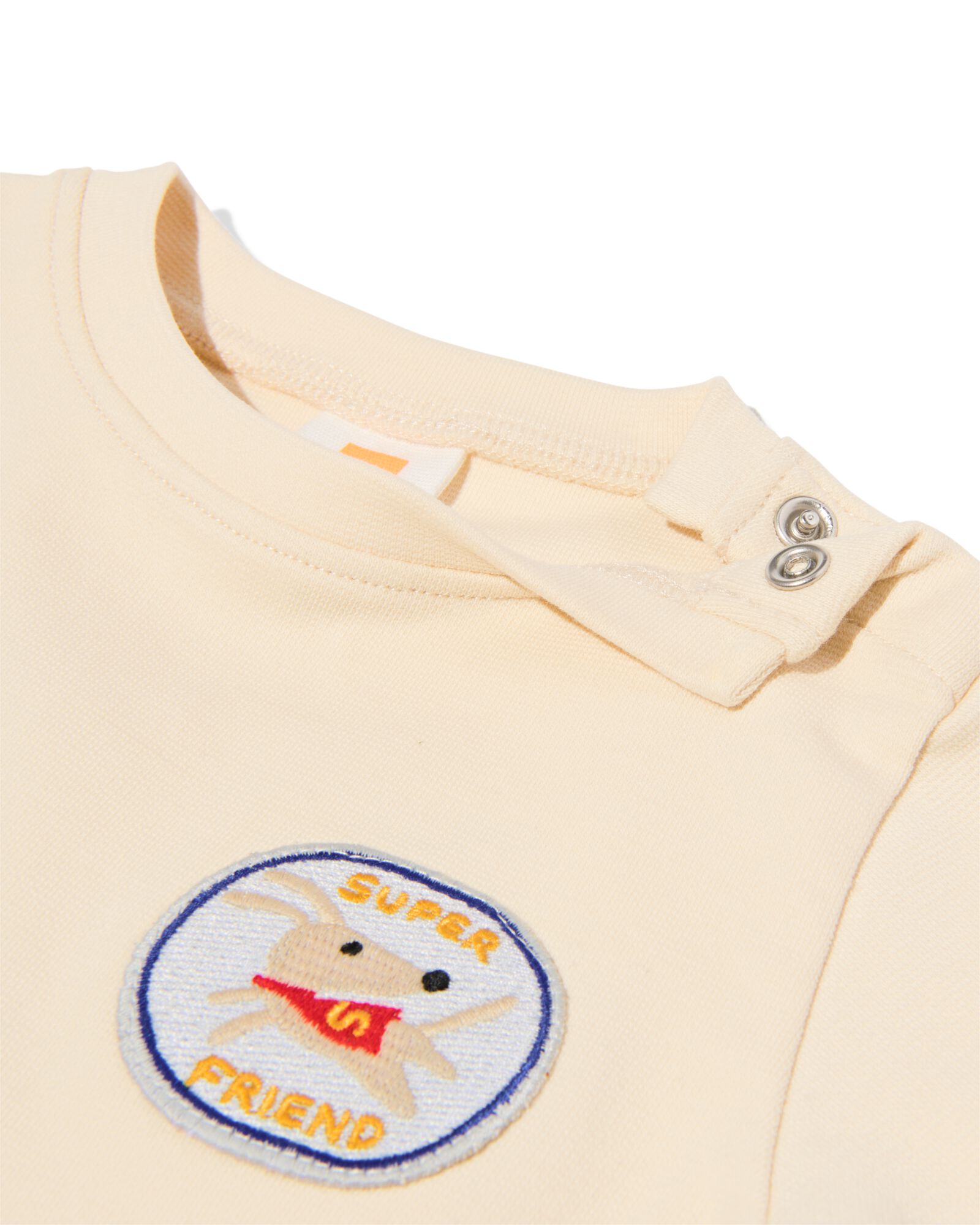 t-shirt b&eacute;b&eacute; jersey &eacute;cru &eacute;cru - 33181070ECRU - HEMA