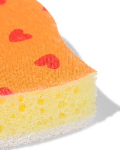 &eacute;ponges &agrave; r&eacute;curer orange - 3 pi&egrave;ces - 20500186 - HEMA