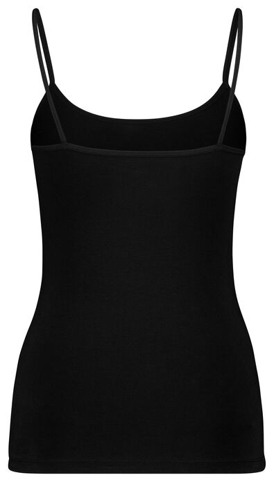 Damen-Hemd, weiche Baumwolle schwarz XL - 19613744 - HEMA