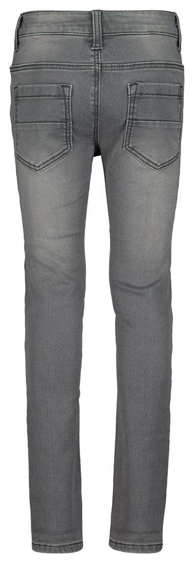 jean enfant - modèle skinny gris foncé 98 - 30794461 - HEMA