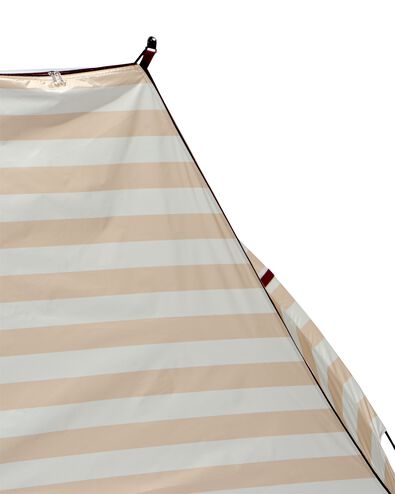 strandtent gestreept beige - 41800273 - HEMA