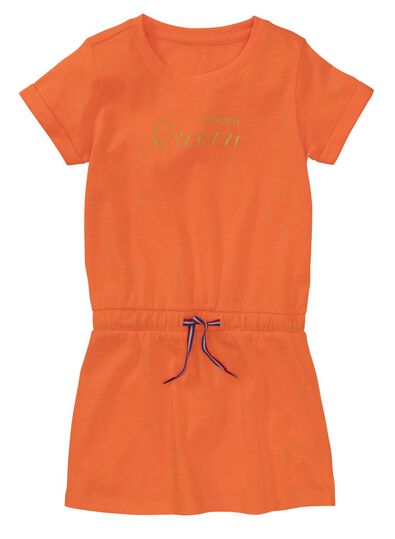 Kinder-Kleid orange - 1000011933 - HEMA
