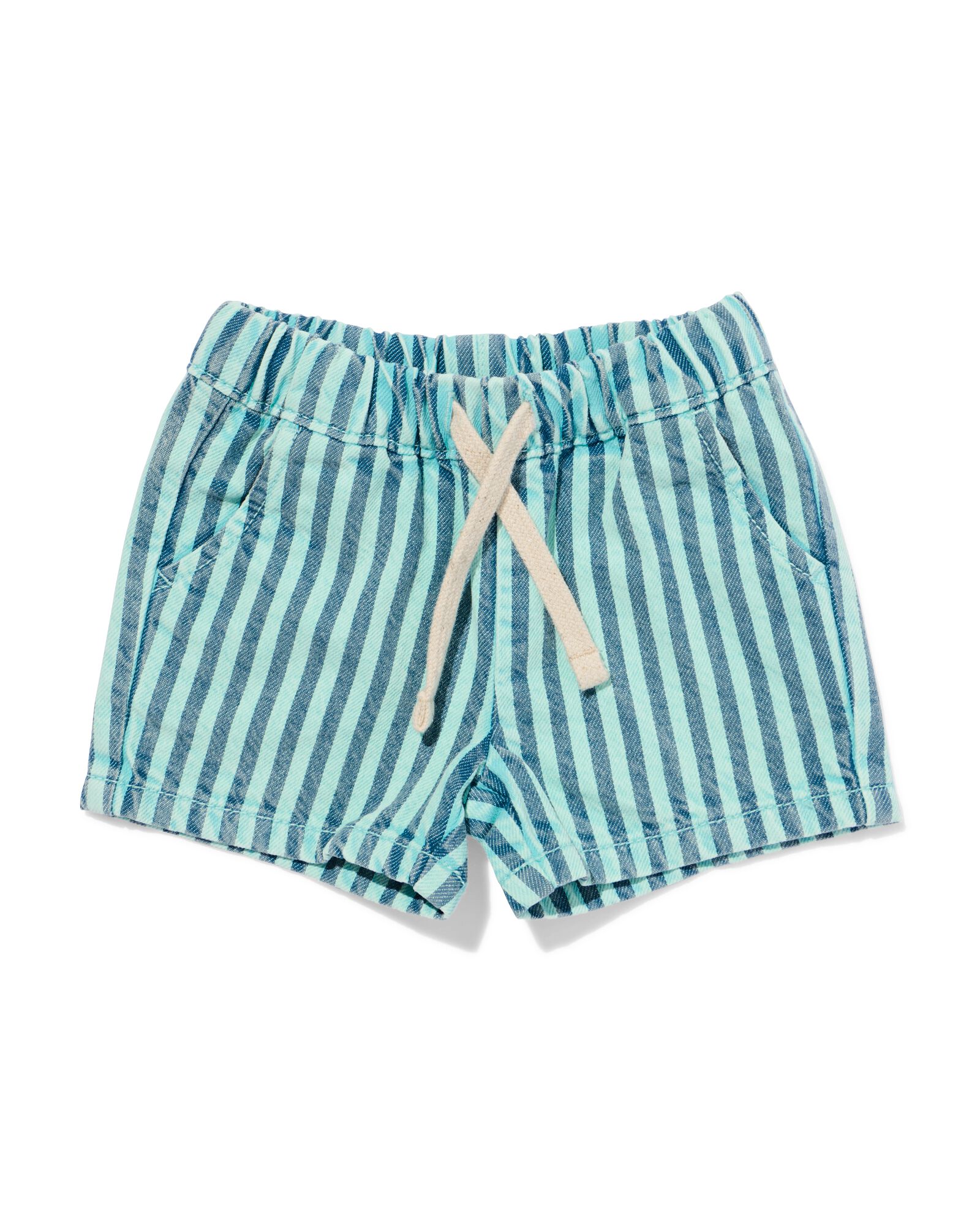 Baby-Shorts, Comfy Fit, gestreift gr&uuml;n gr&uuml;n - 33192470GREEN - HEMA