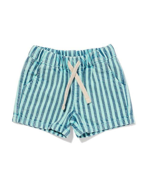 babyshort comfy fit strepen groen groen - 33192470GREEN - HEMA