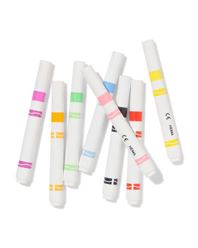 Auswaschbare Stifte &ndash; 8 St&uuml;ck - 15900178 - HEMA