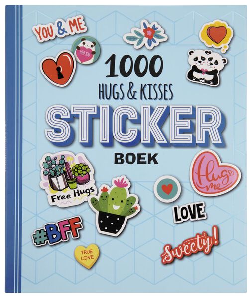 HEMA Stickerboek - 1000 Hugs & Kisses