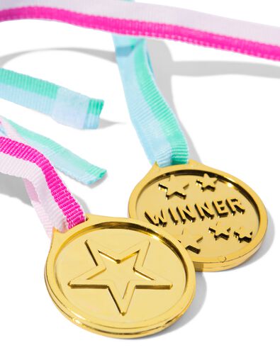 uitdeelcadeautjes medailles - 8 stuks - 14250252 - HEMA