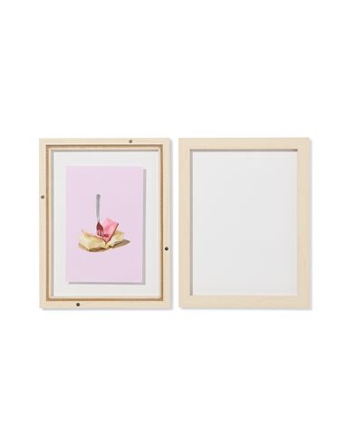 Bilderrahmen aus Holz, 10 x 15 cm, schwebend - 13626063 - HEMA