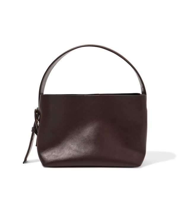 sac &agrave; bandouli&egrave;re femme aspect cuir camel - 18760004 - HEMA